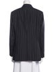 Jil Sander Wool Striped Blazer