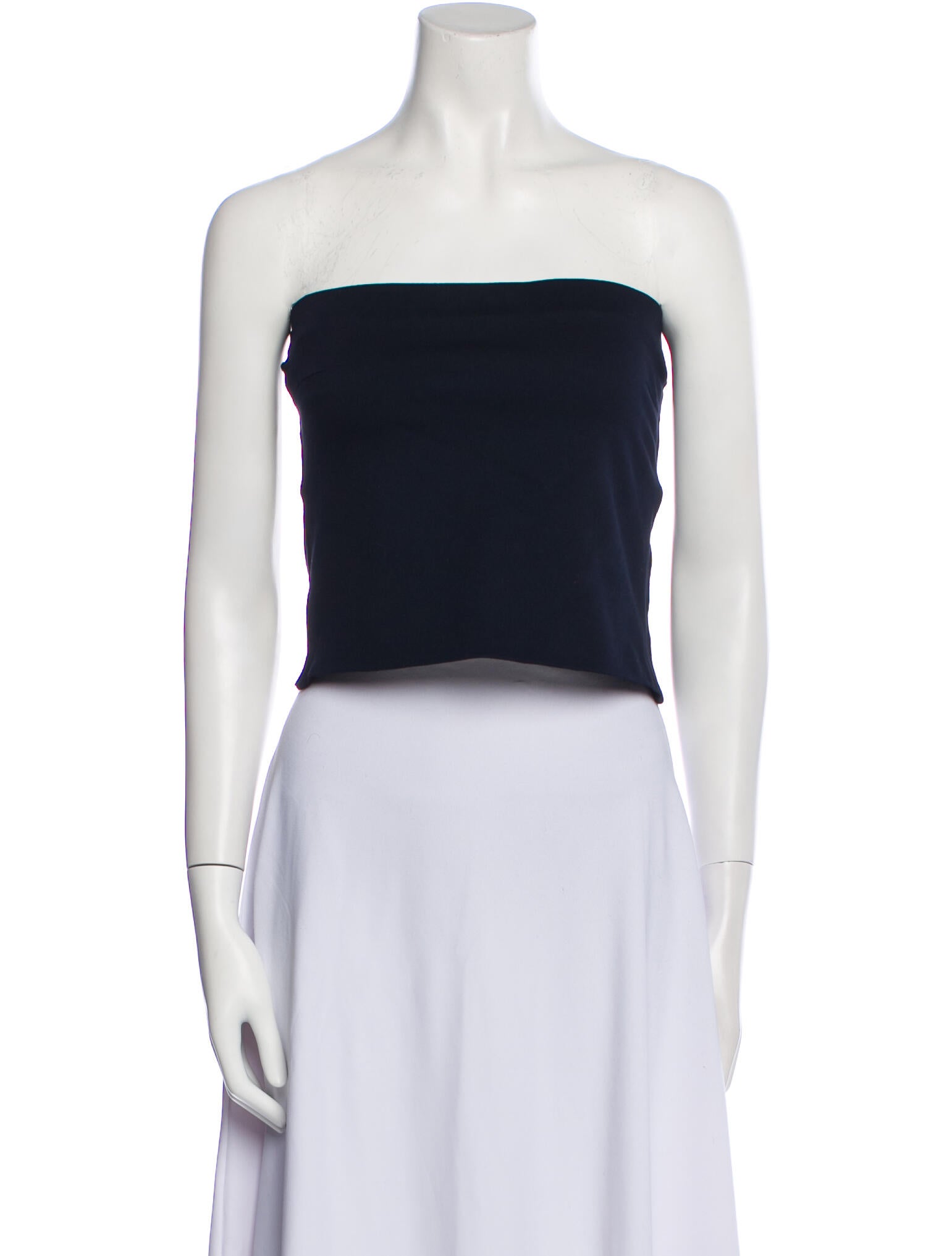 Jil Sander Strapless Crop Top