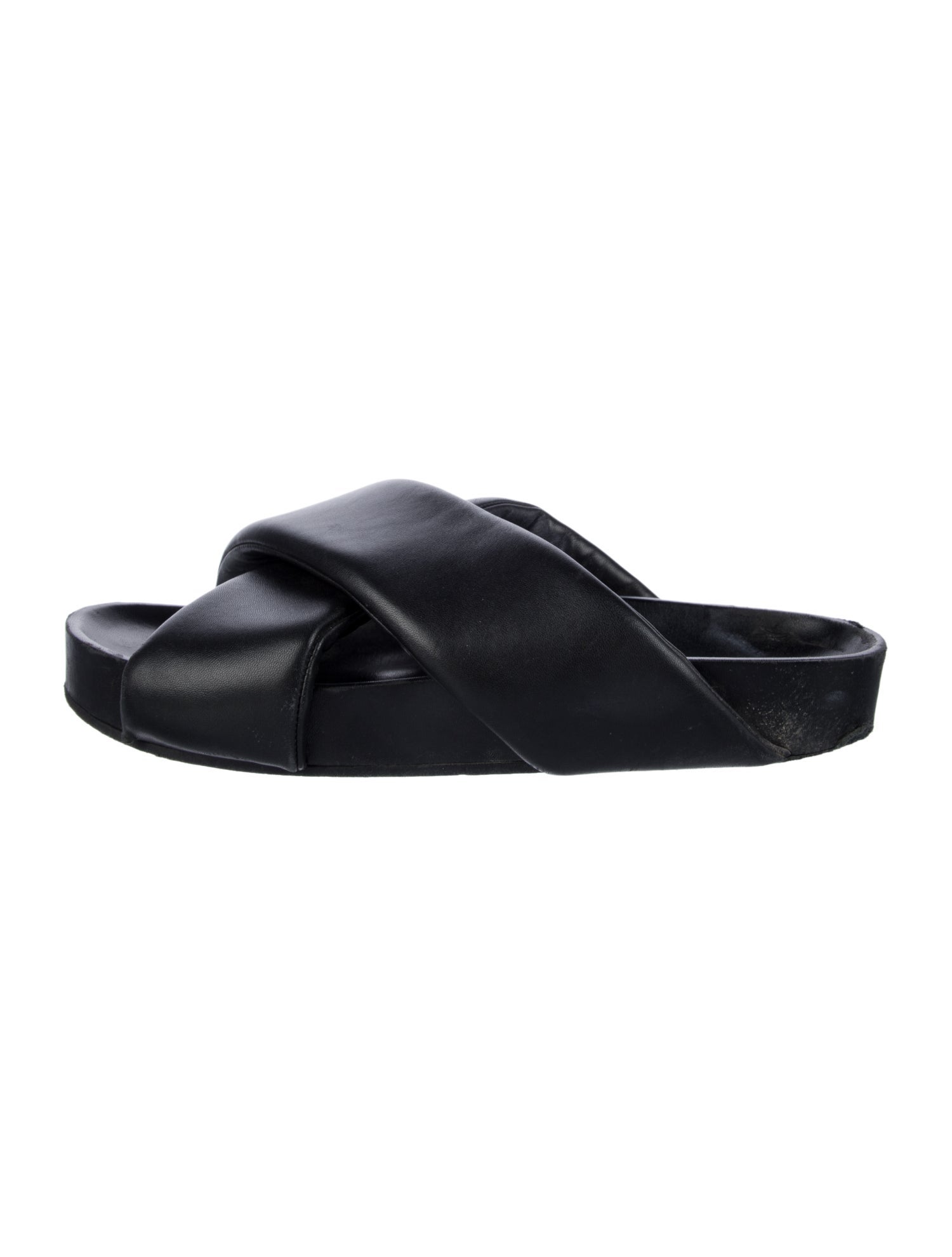 Jil Sander Leather Slides