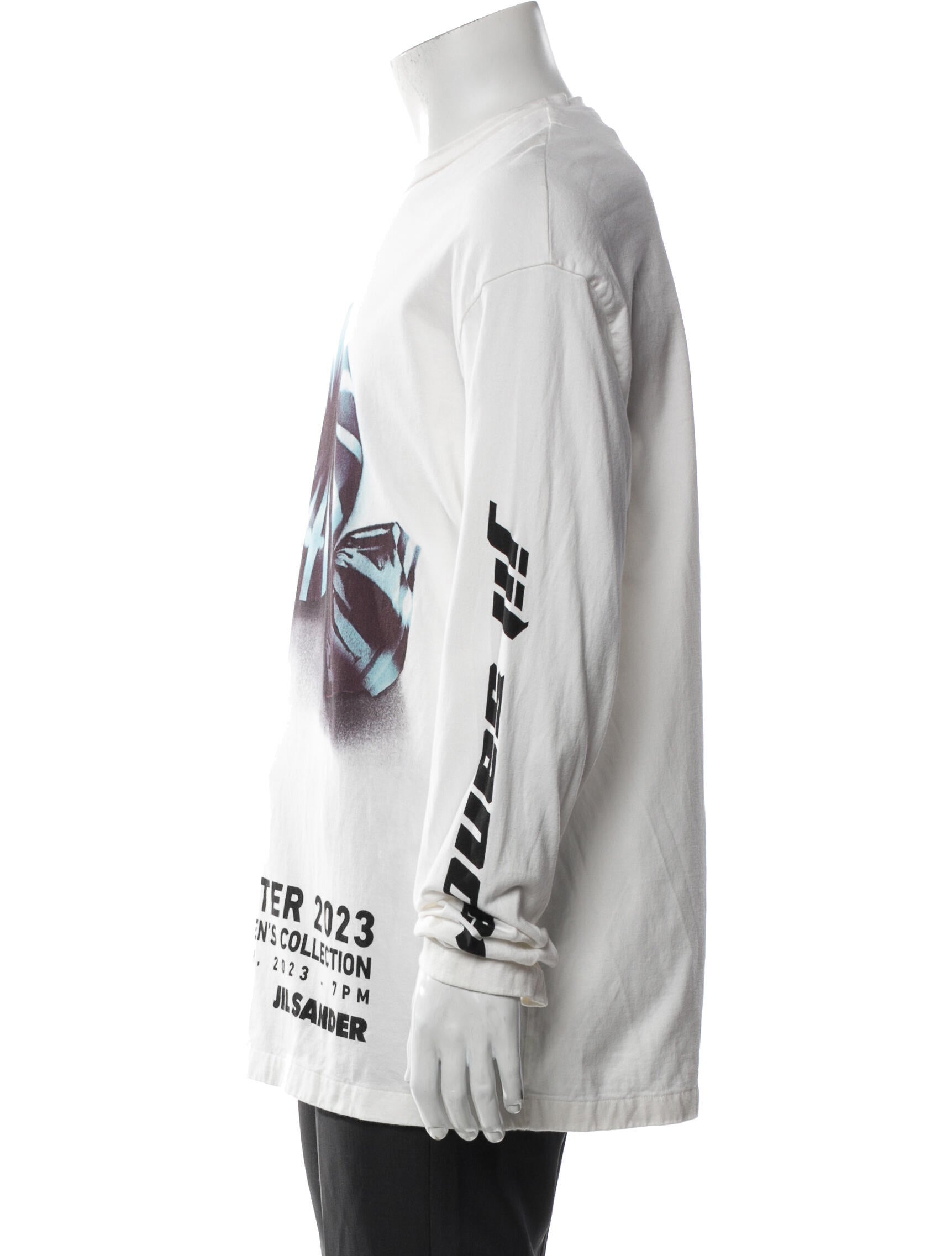 Jil Sander Printed Crew Neck T-Shirt