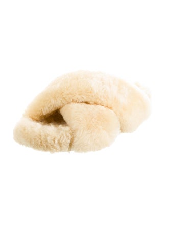 Jil Sander Shearling Slides
