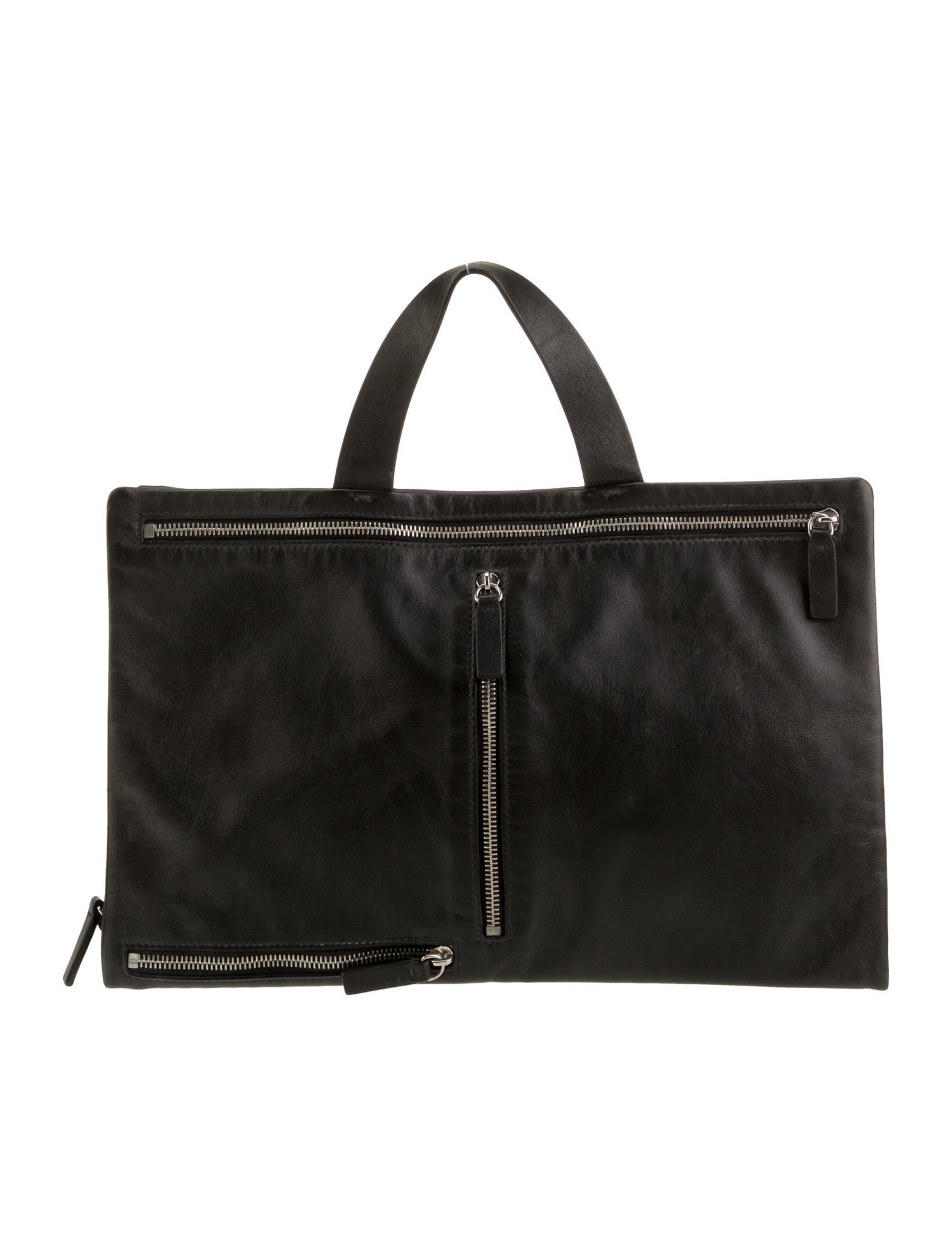 Jil Sander Leather Top Handle Bag