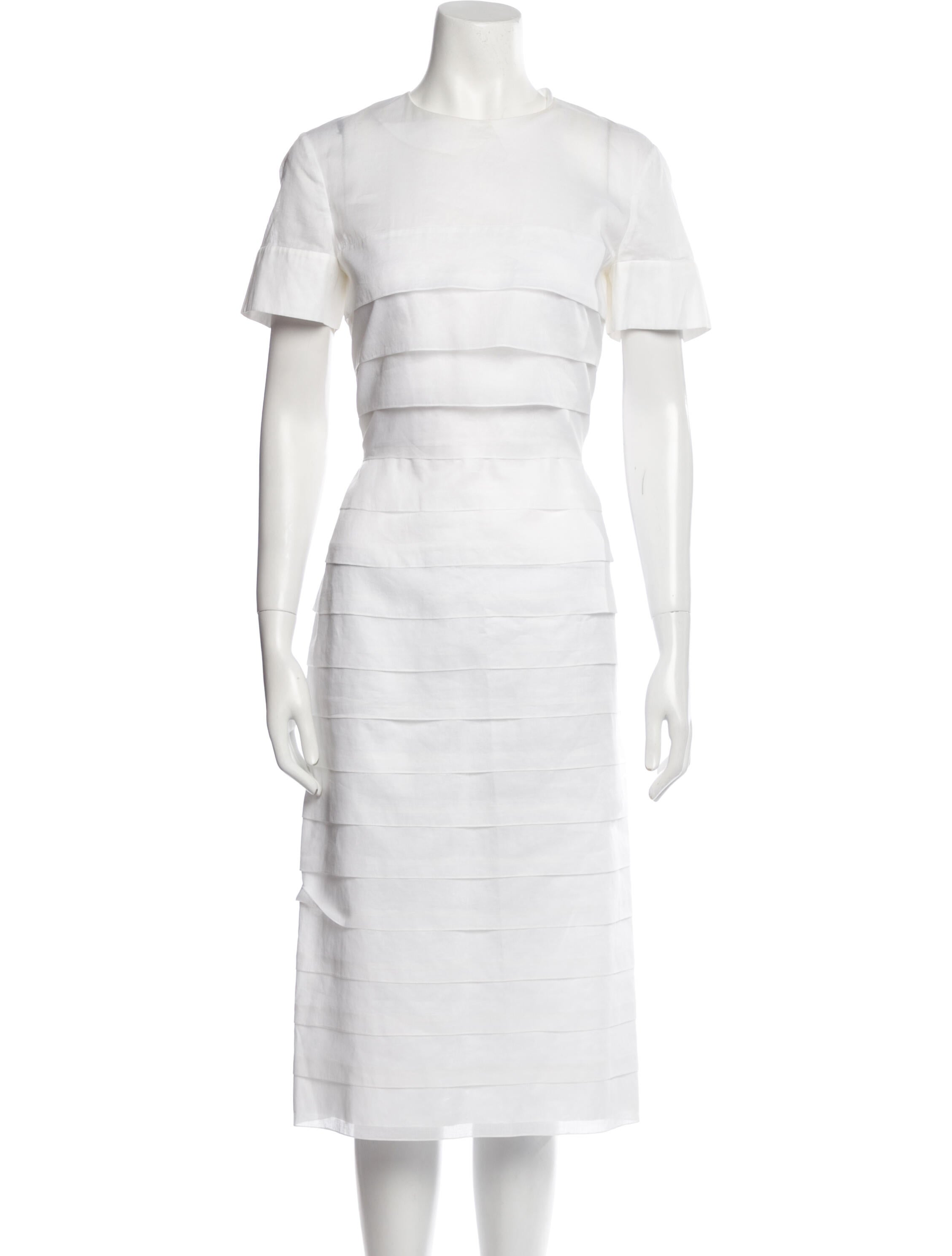 ワンピース Jil Sander White cotton mini dress (J01CT0119J45002 100) Jil Sander WHITE COTTON MINI DRESS | miinto | REVERSIBLE