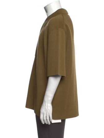 Jil Sander Collar Three-Quarter Sleeve Polo Shirt