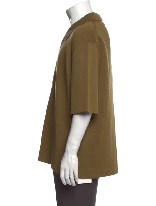 Jil Sander Collar Three-Quarter Sleeve Polo Shirt