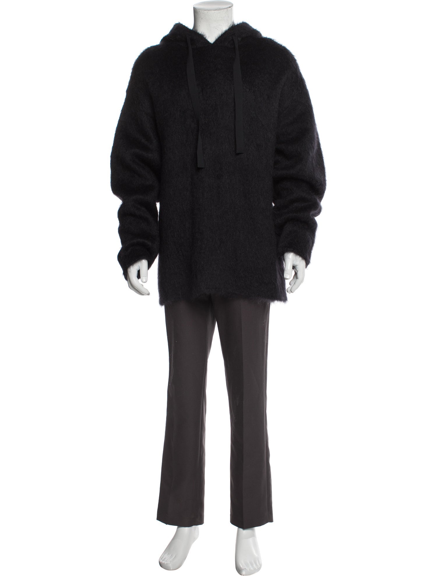 Jil Sander Mohair Crew Neck Hoodie