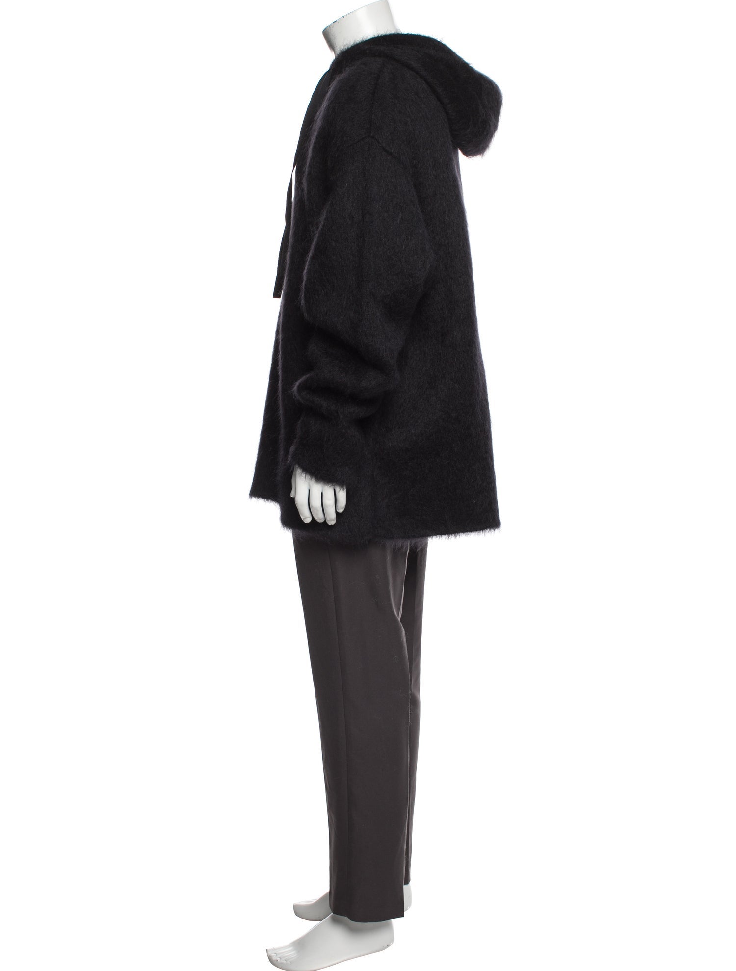 Jil Sander Mohair Crew Neck Hoodie