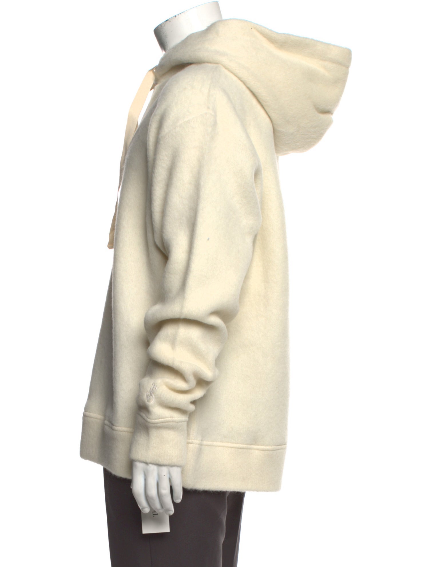 Jil Sander Mohair Crew Neck Hoodie