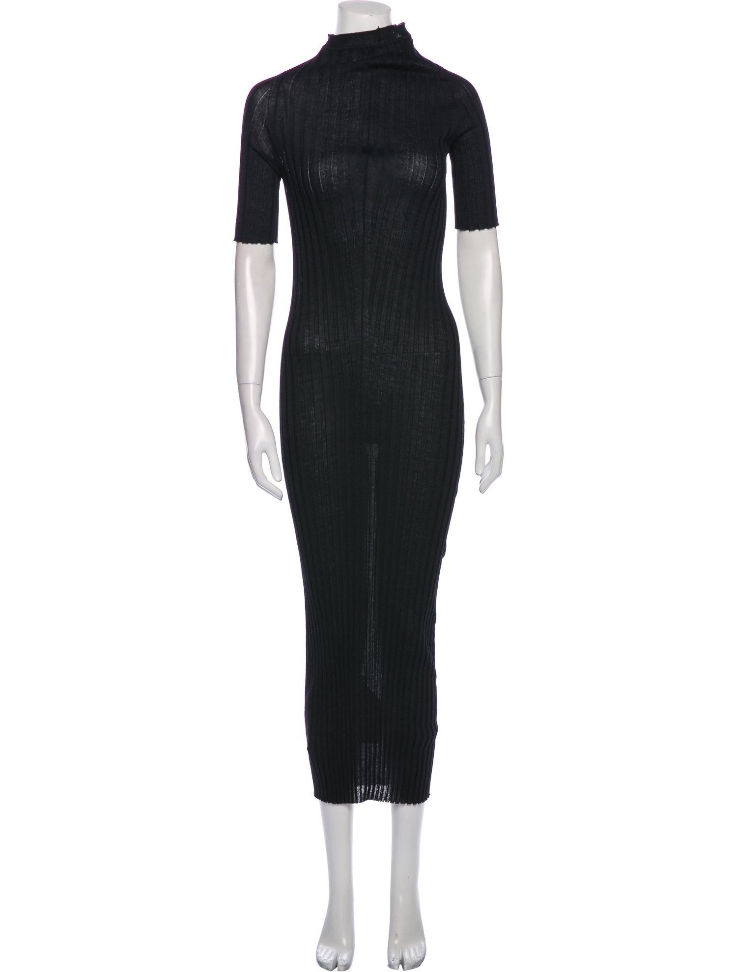 【関税＆送料込み】Jil Sander Long Turtleneck Dress Jil Sander Turtleneck Long Dress - Blue Dresses, Clothing