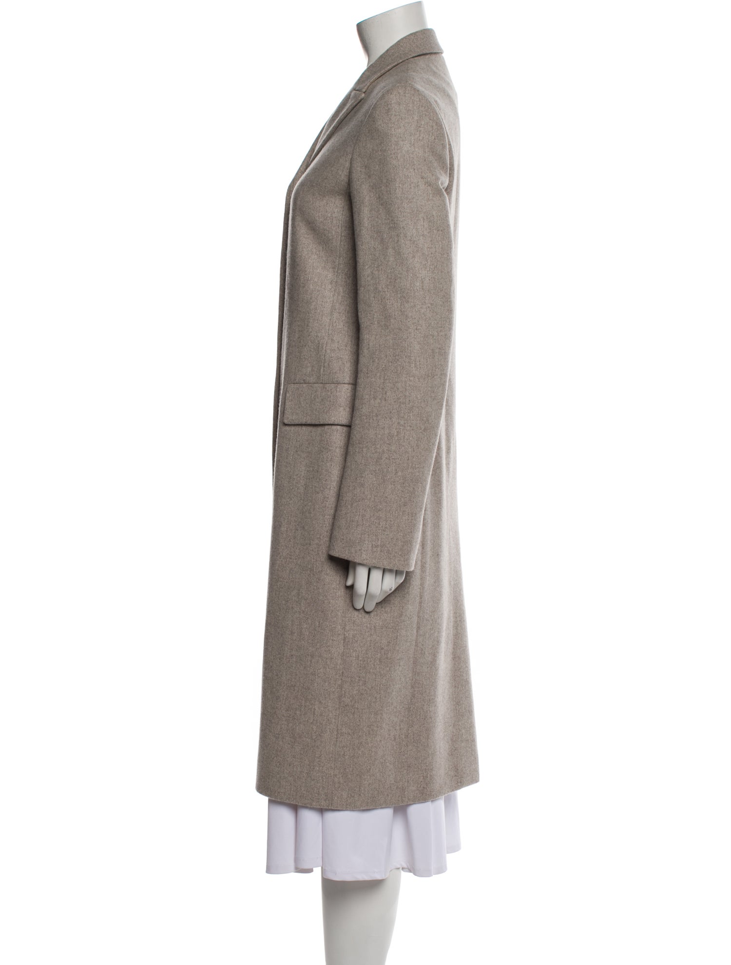 Jil Sander Virgin Wool Coat - Grey Coats, Clothing