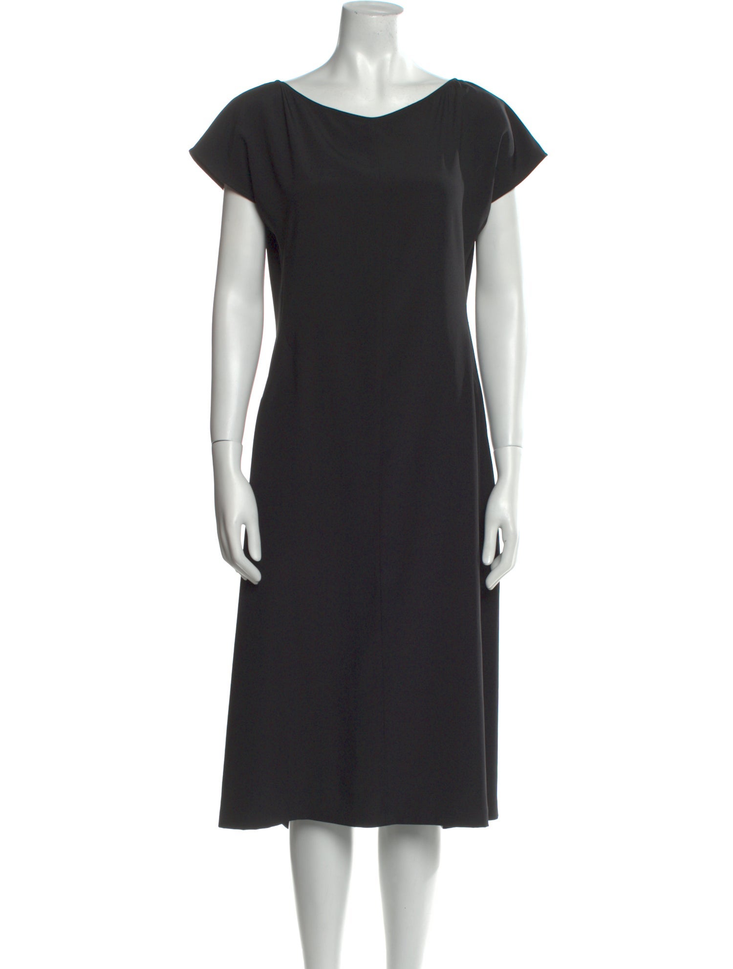 Jil Sander Bateau Neckline Knee-Length Dress