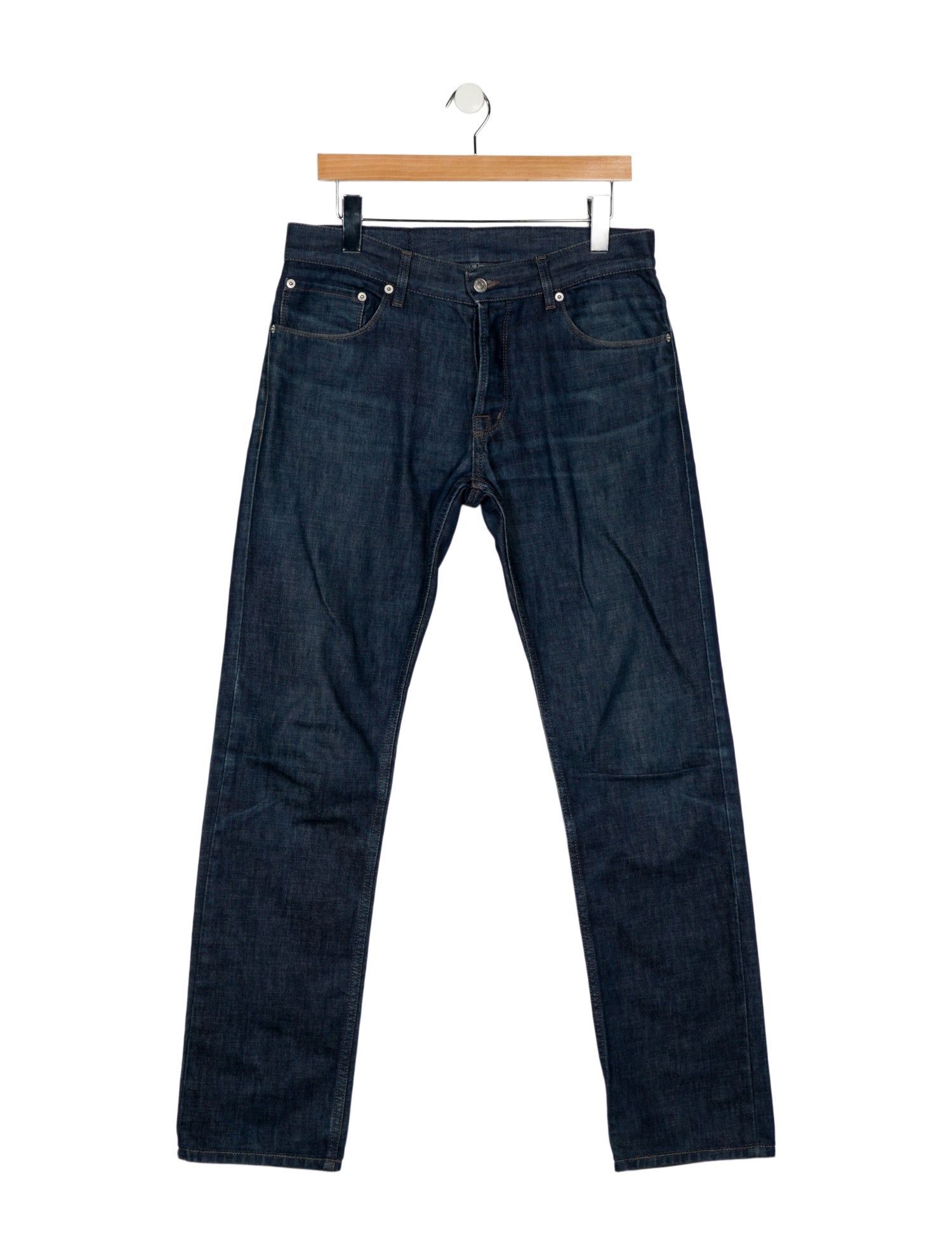 Jil Sander Mid-Rise Straight Leg Jeans