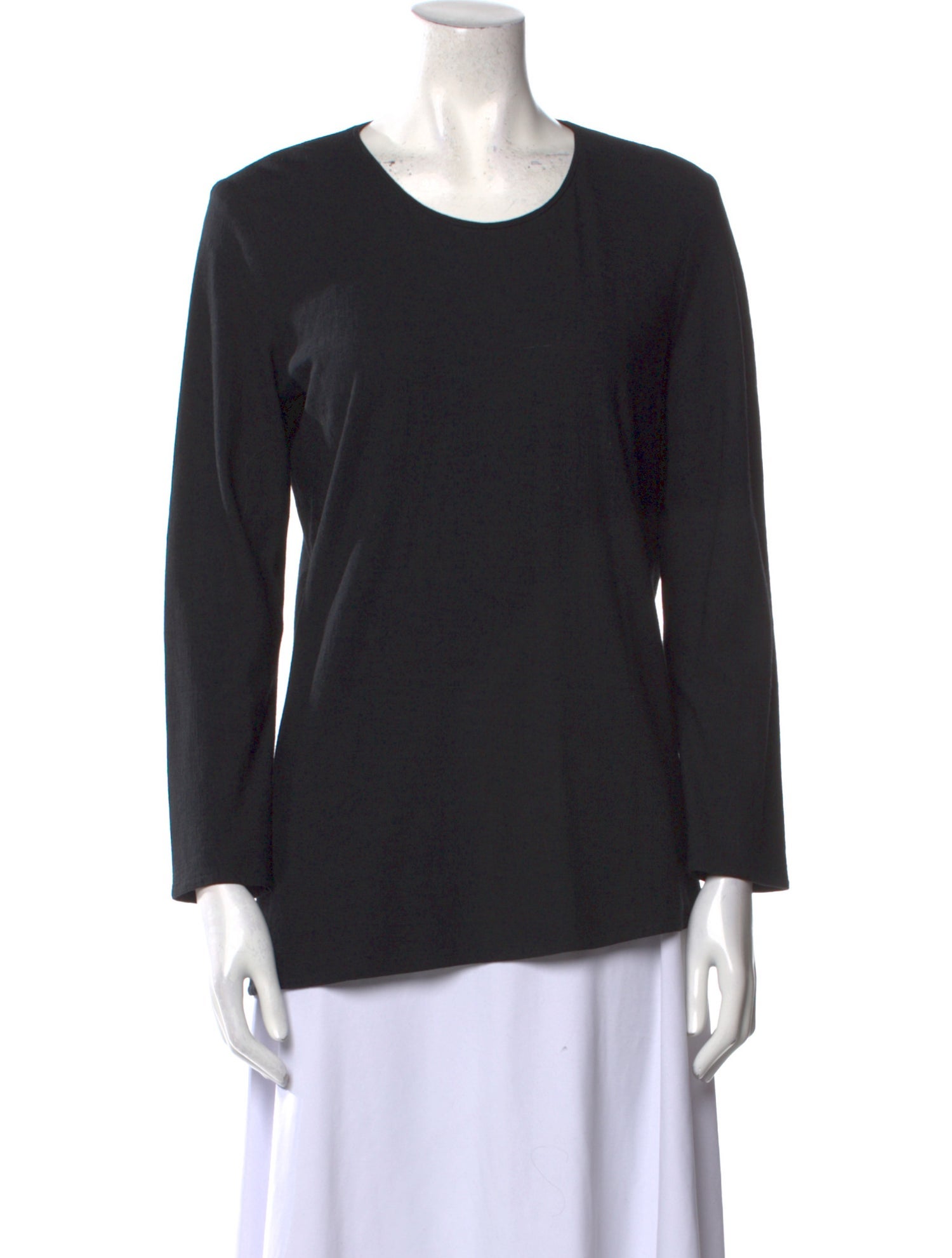 Jil Sander Scoop Neck Long Sleeve T-Shirt