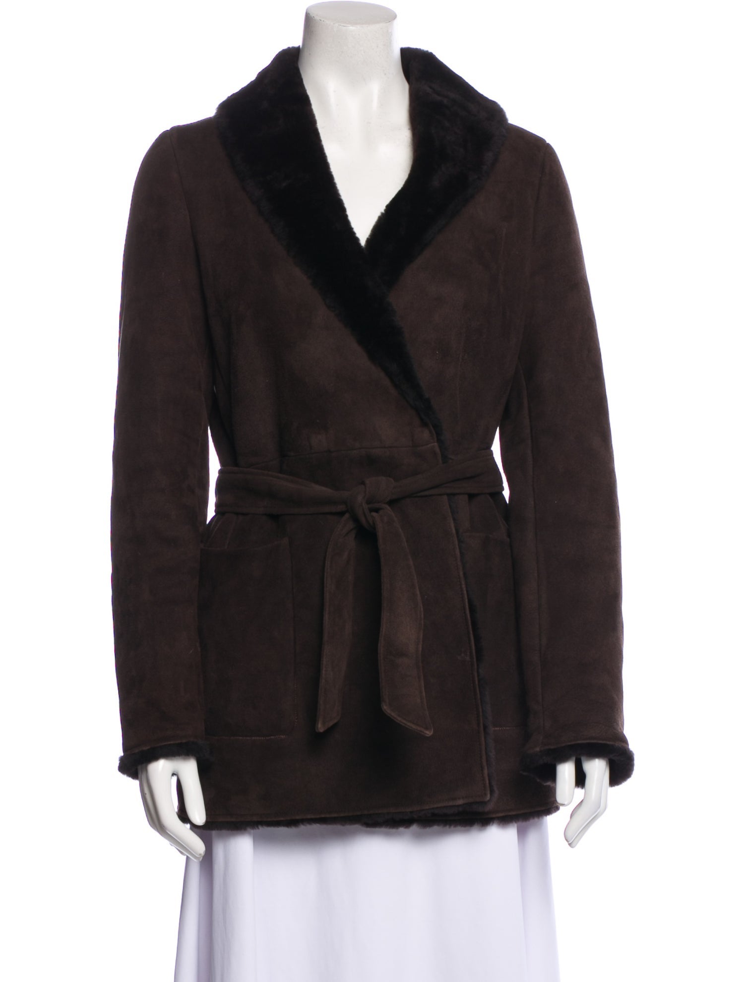 Jil Sander Vintage 2000's Faux Fur Coat