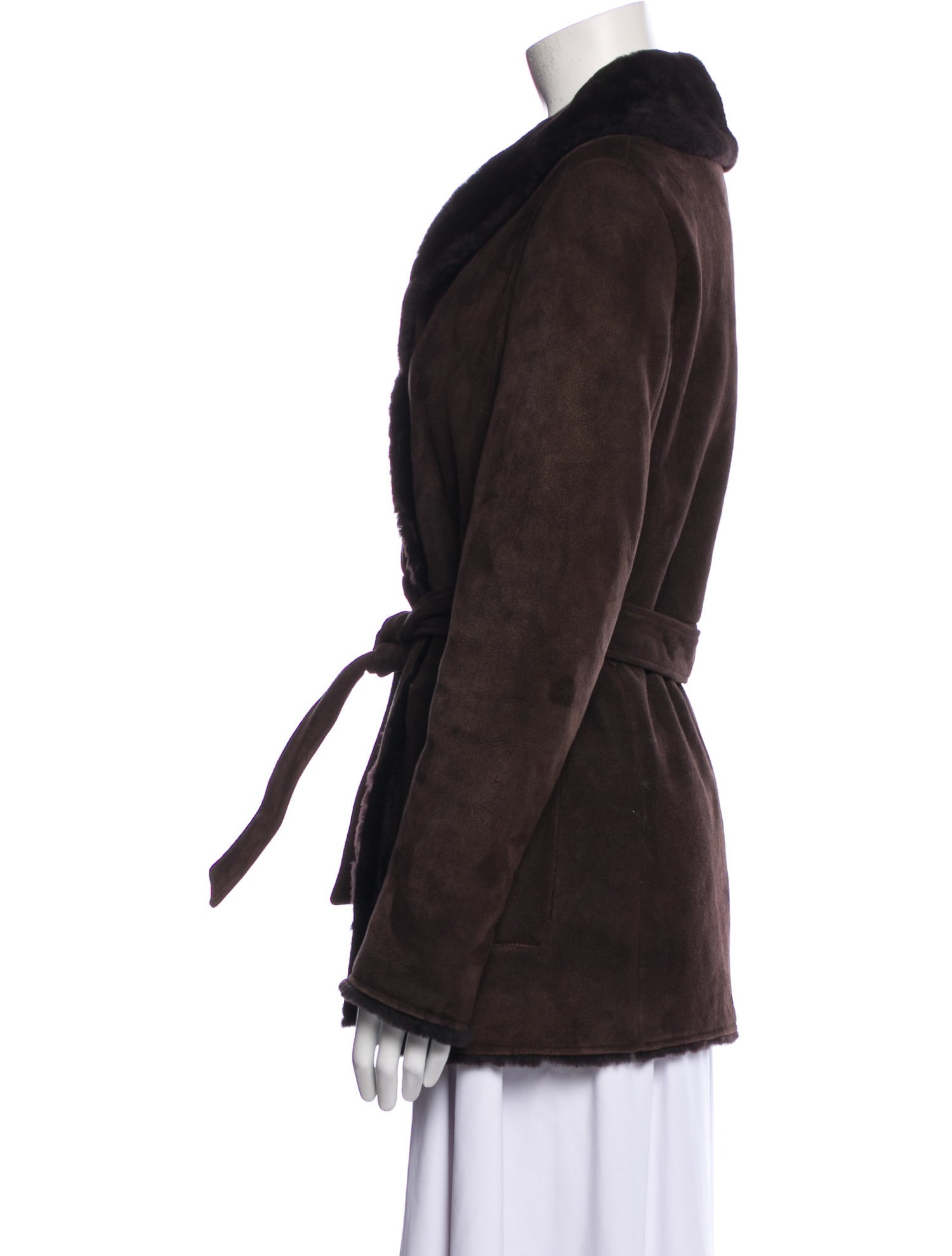 Jil Sander Vintage 2000's Faux Fur Coat