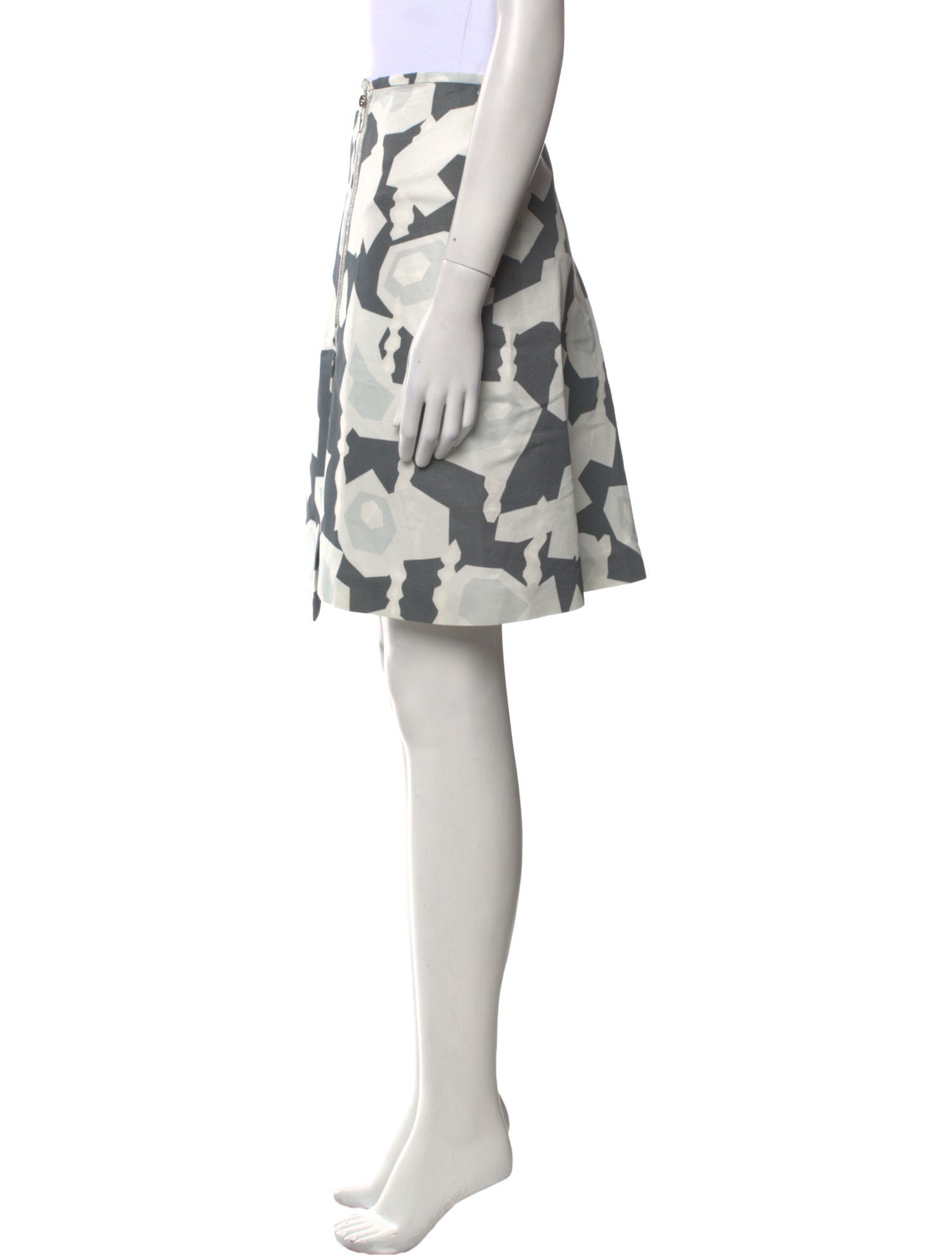 Jil Sander Printed Knee-Length Skirt