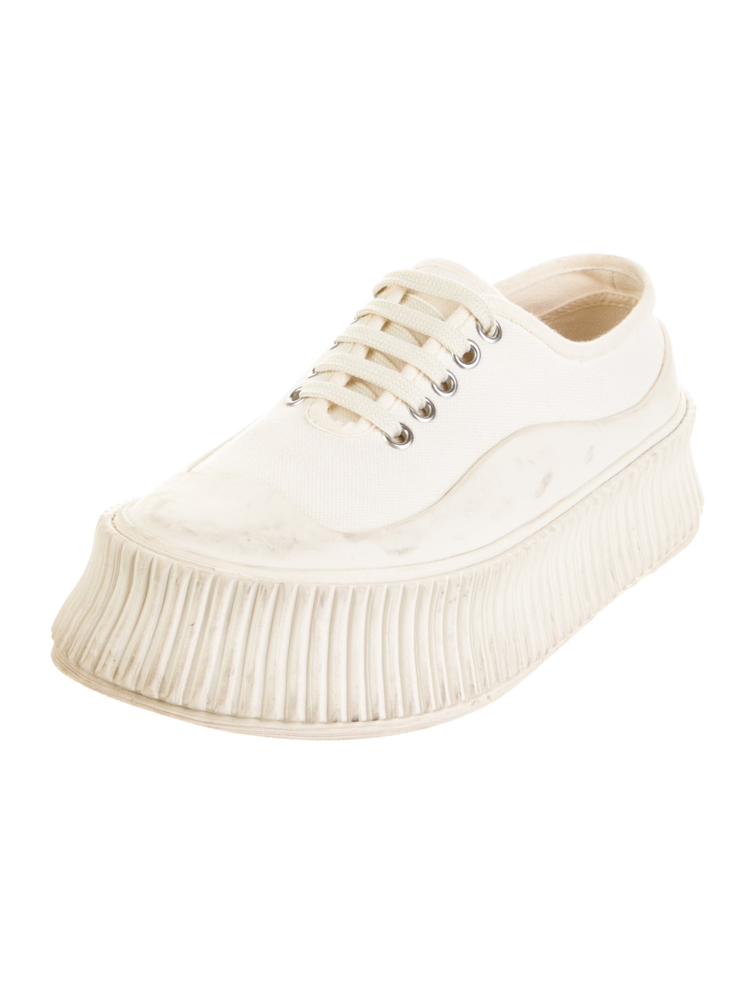Jil Sander Canvas Sneakers