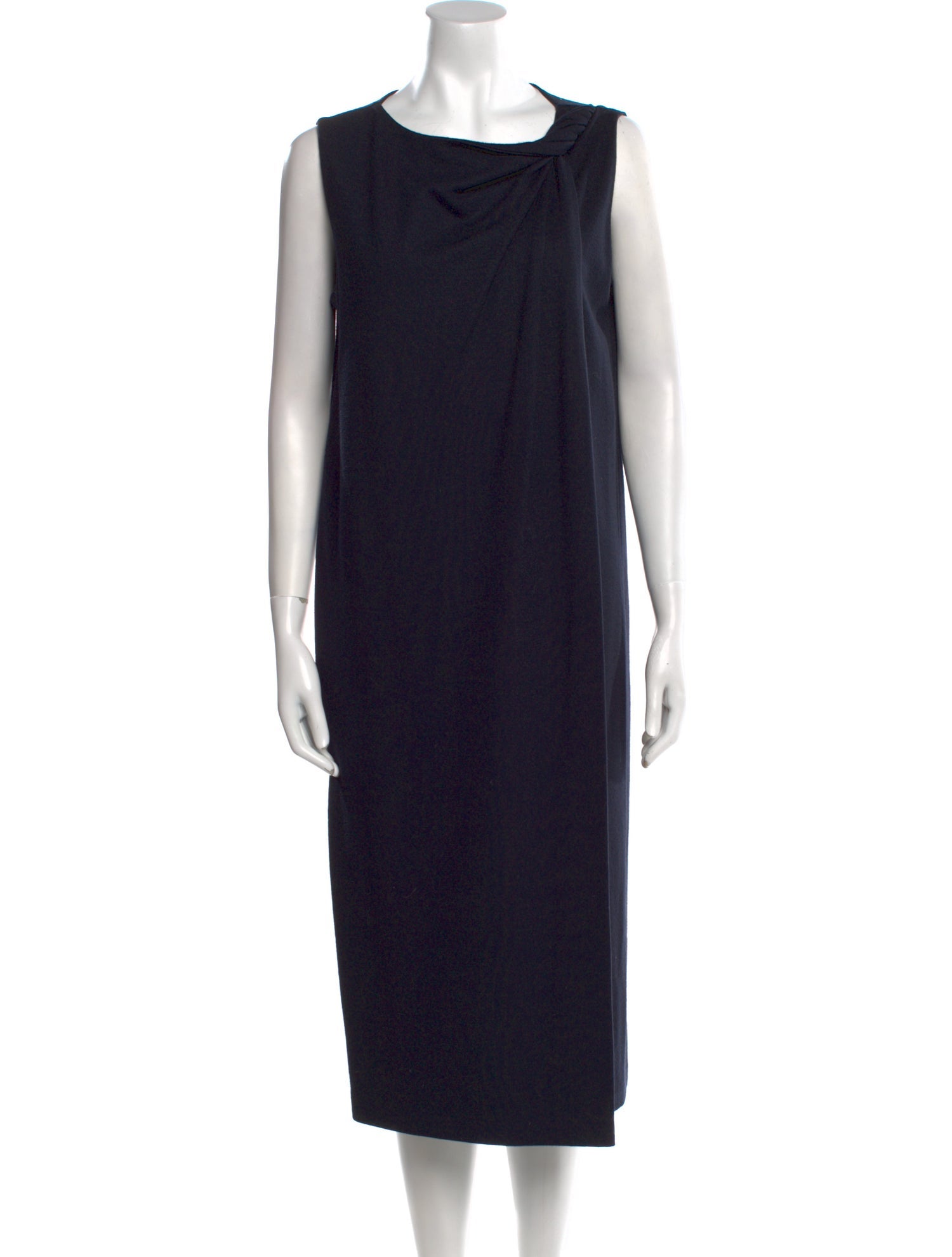 Jil Sander Wool Midi Length Dress