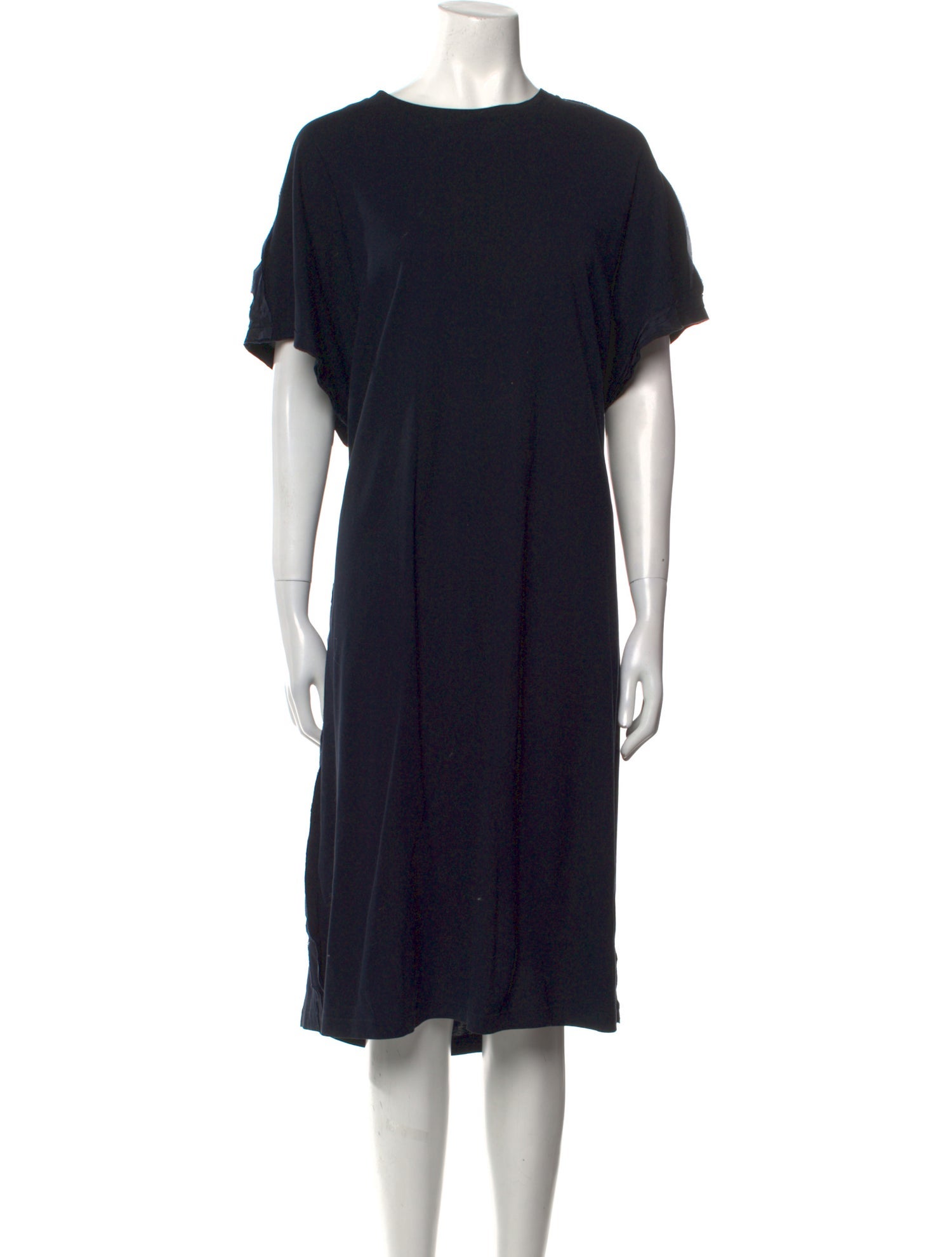 Jil Sander Crew Neck Midi Length Dress