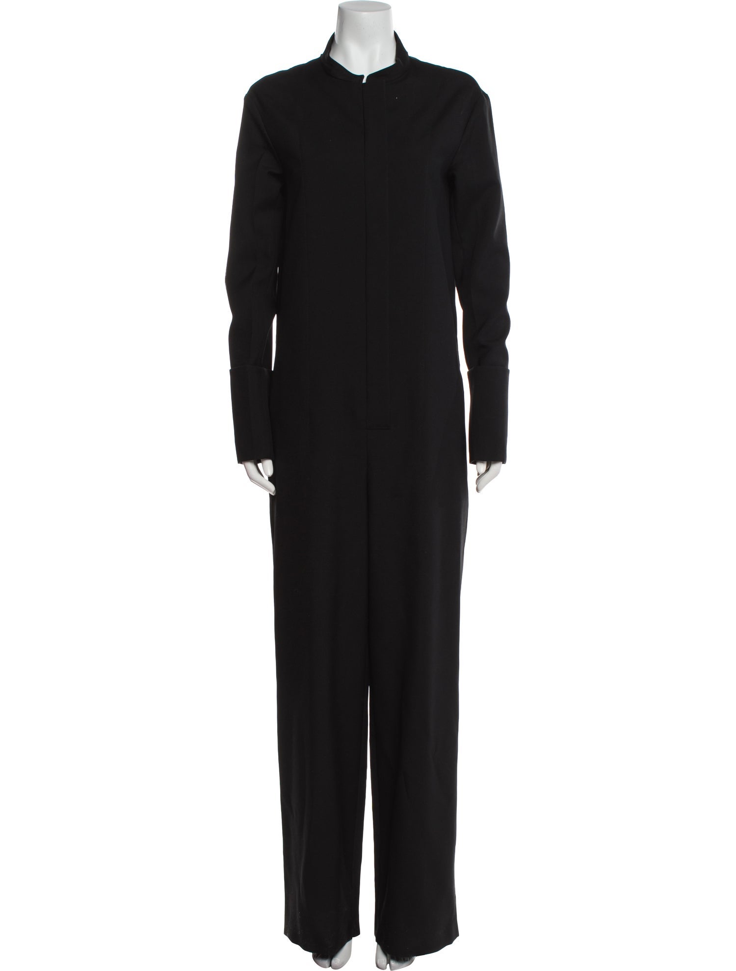 Jil Sander Wool Crew Neck Jumpsuit