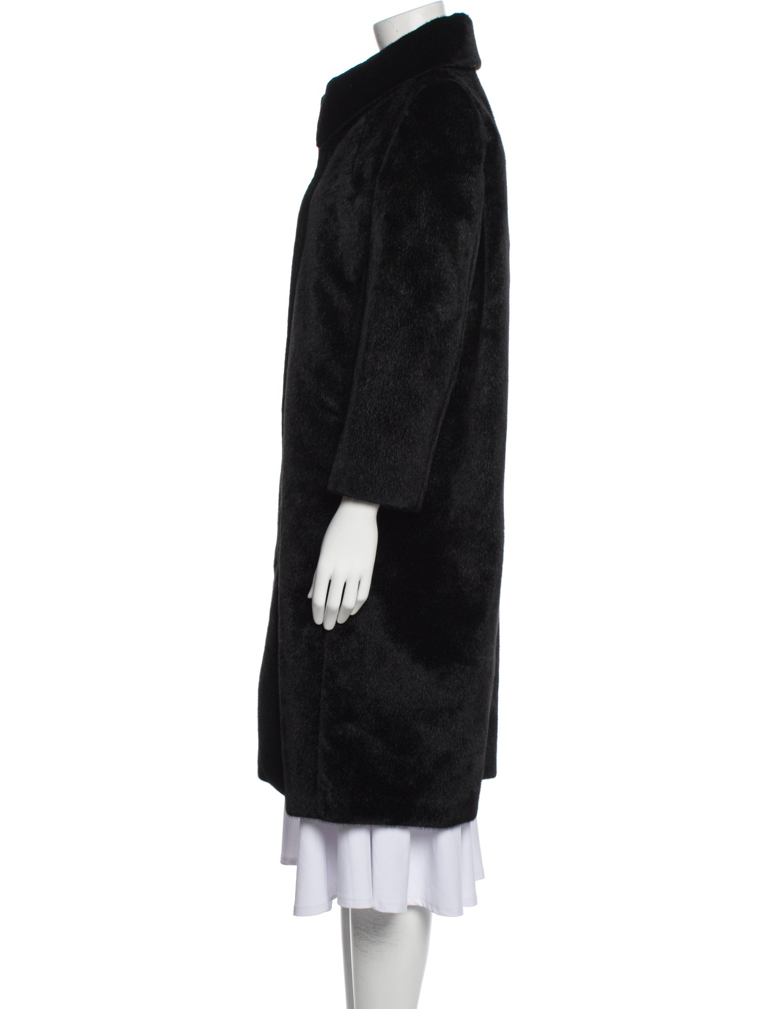 Jil Sander 2011 Faux Fur Coat
