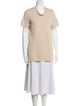 Jil Sander Cowl Neck Short Sleeve T-Shirt