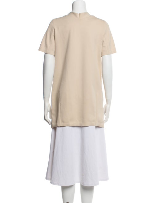 Jil Sander Cowl Neck Short Sleeve T-Shirt