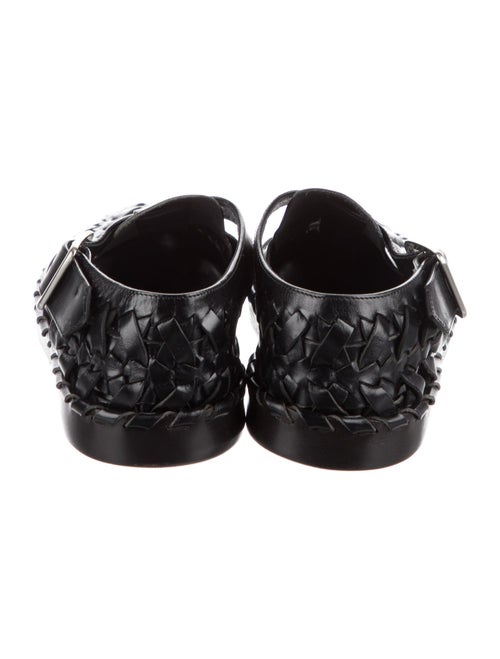 Jil Sander Leather Braided Accents Gladiator Sandals