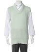 Jil Sander Mohair V-Neck Sweater Vest