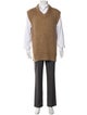 Jil Sander Mohair V-Neck Sweater Vest