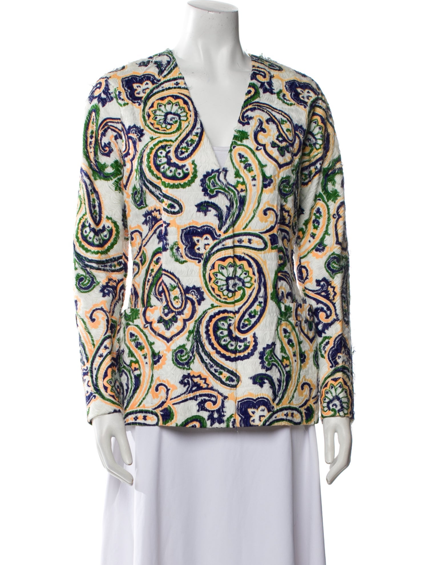 Jil Sander 2012 Floral Print Evening Jacket