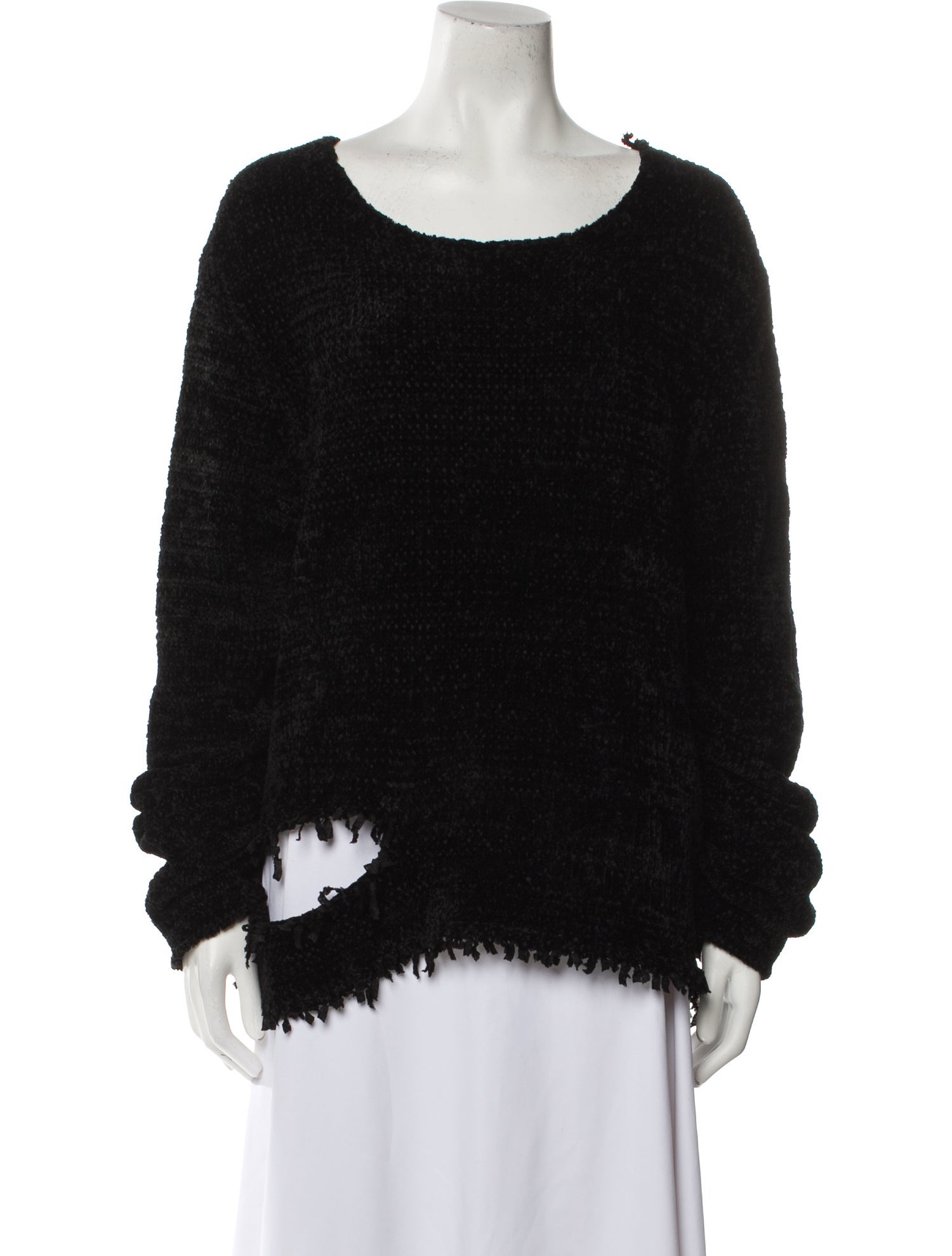 Jil Sander Silk Scoop Neck Sweater