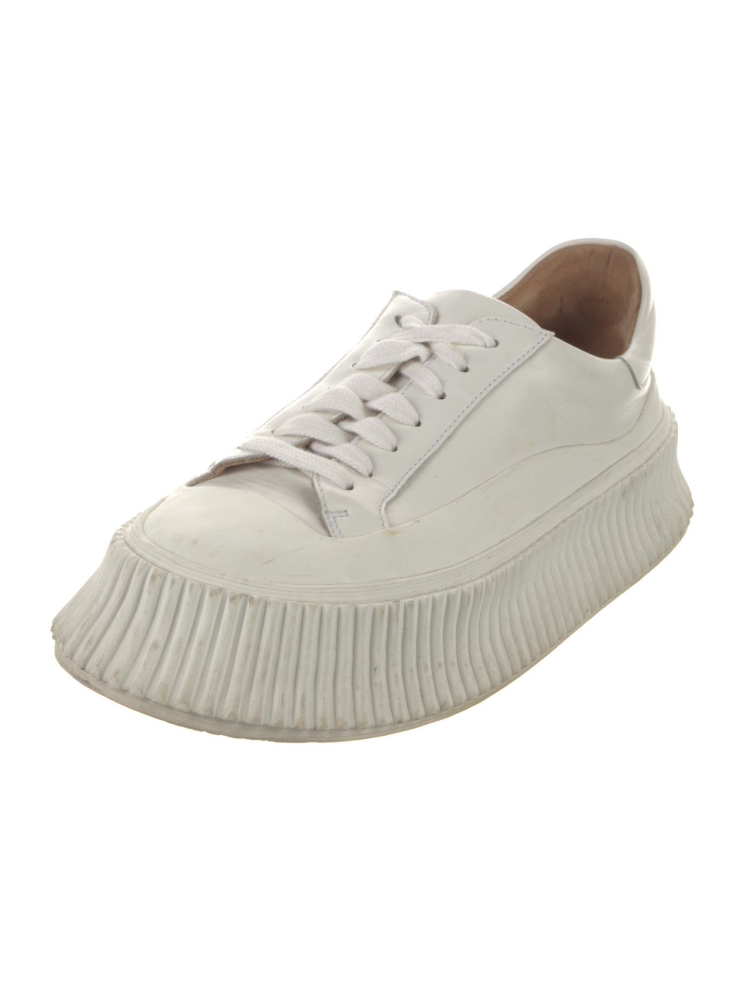 Jil Sander Leather Sneakers