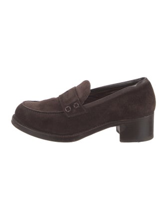 Jil Sander Suede Loafers