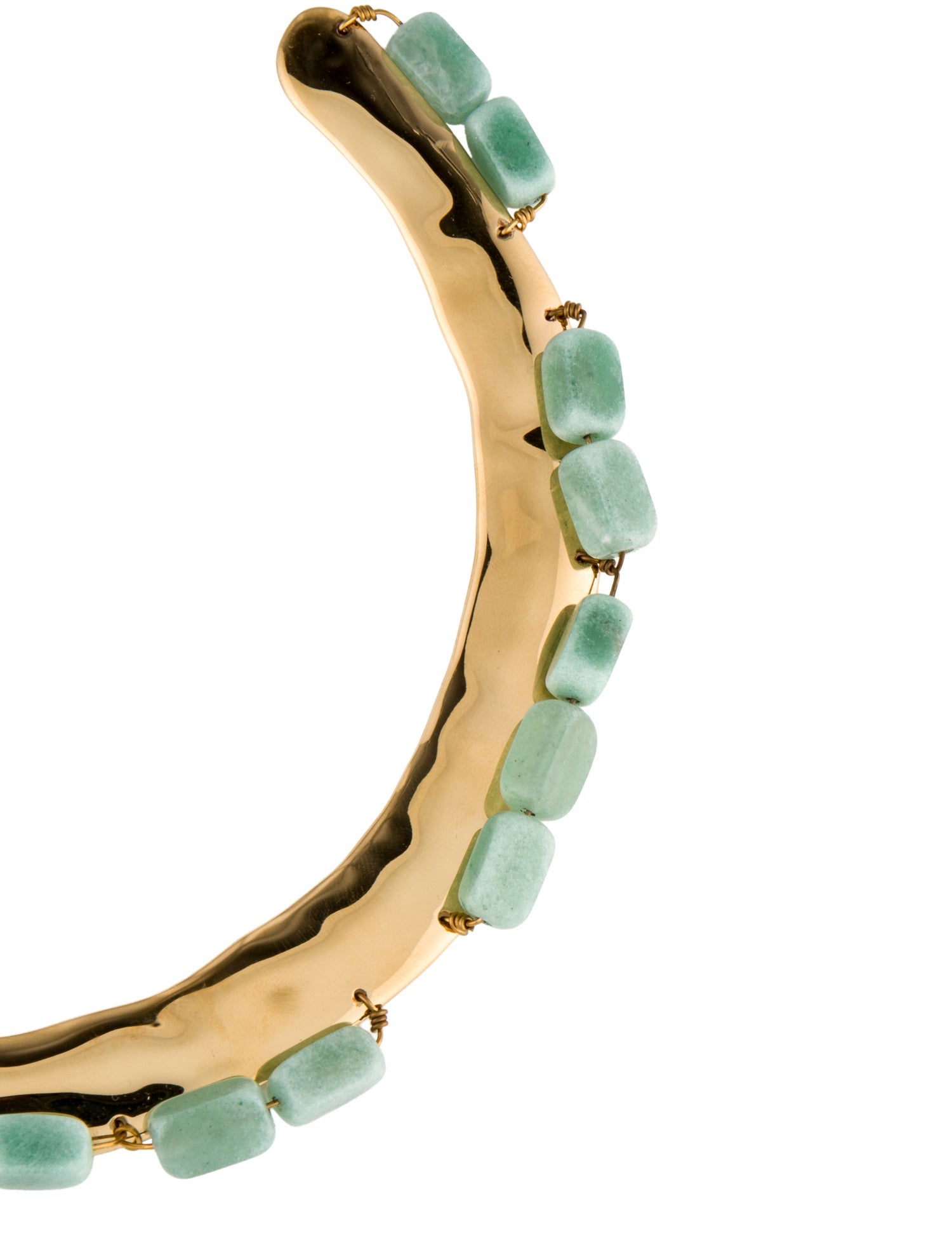 Jil Sander Stone 'Rough Nature' Choker Necklace
