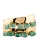 Jil Sander Stone Cuff Bracelet Set of two
