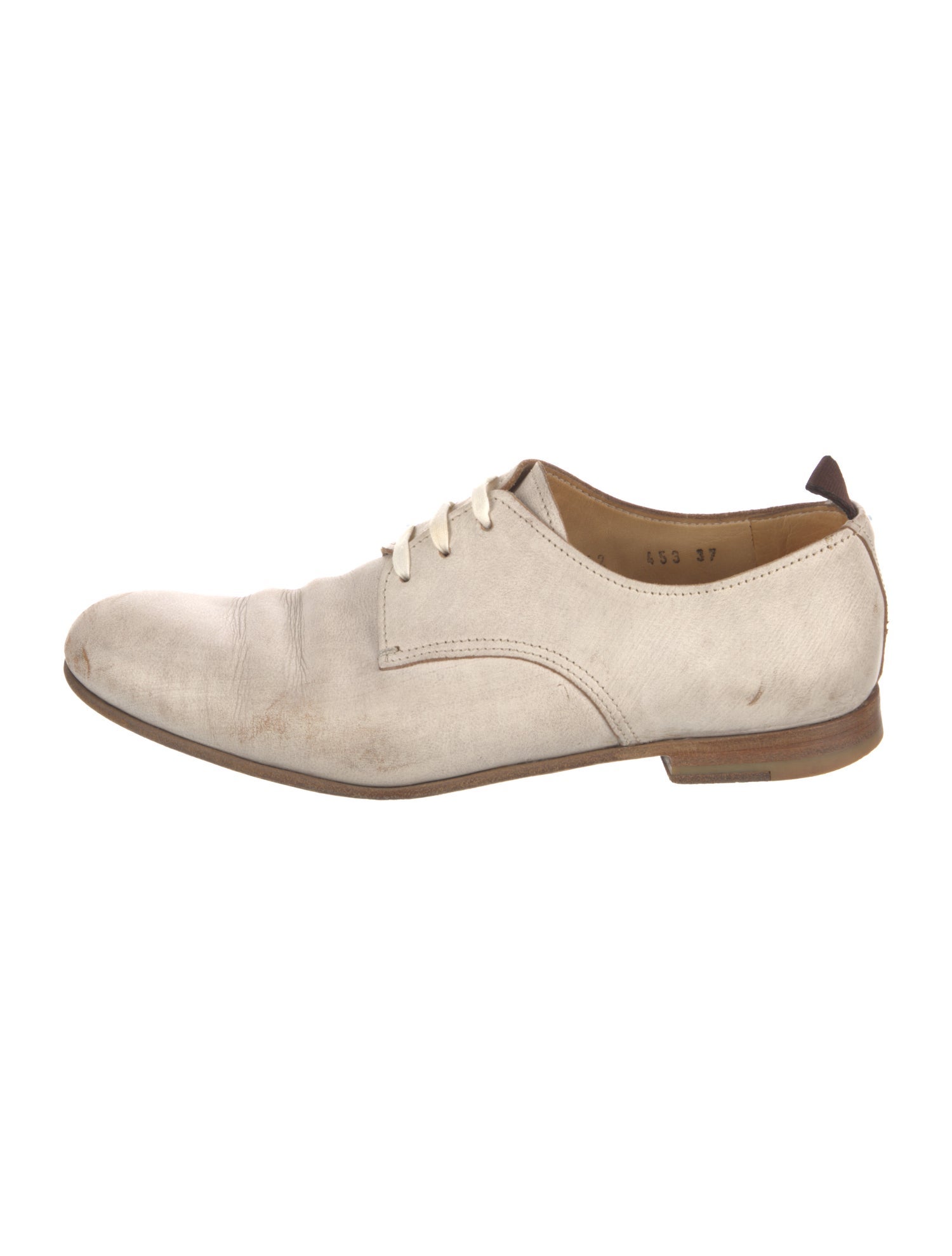 Jil Sander Leather Oxfords - Neutrals Flats, Shoes