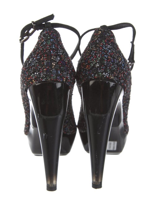 Jil Sander Suede Printed Pumps