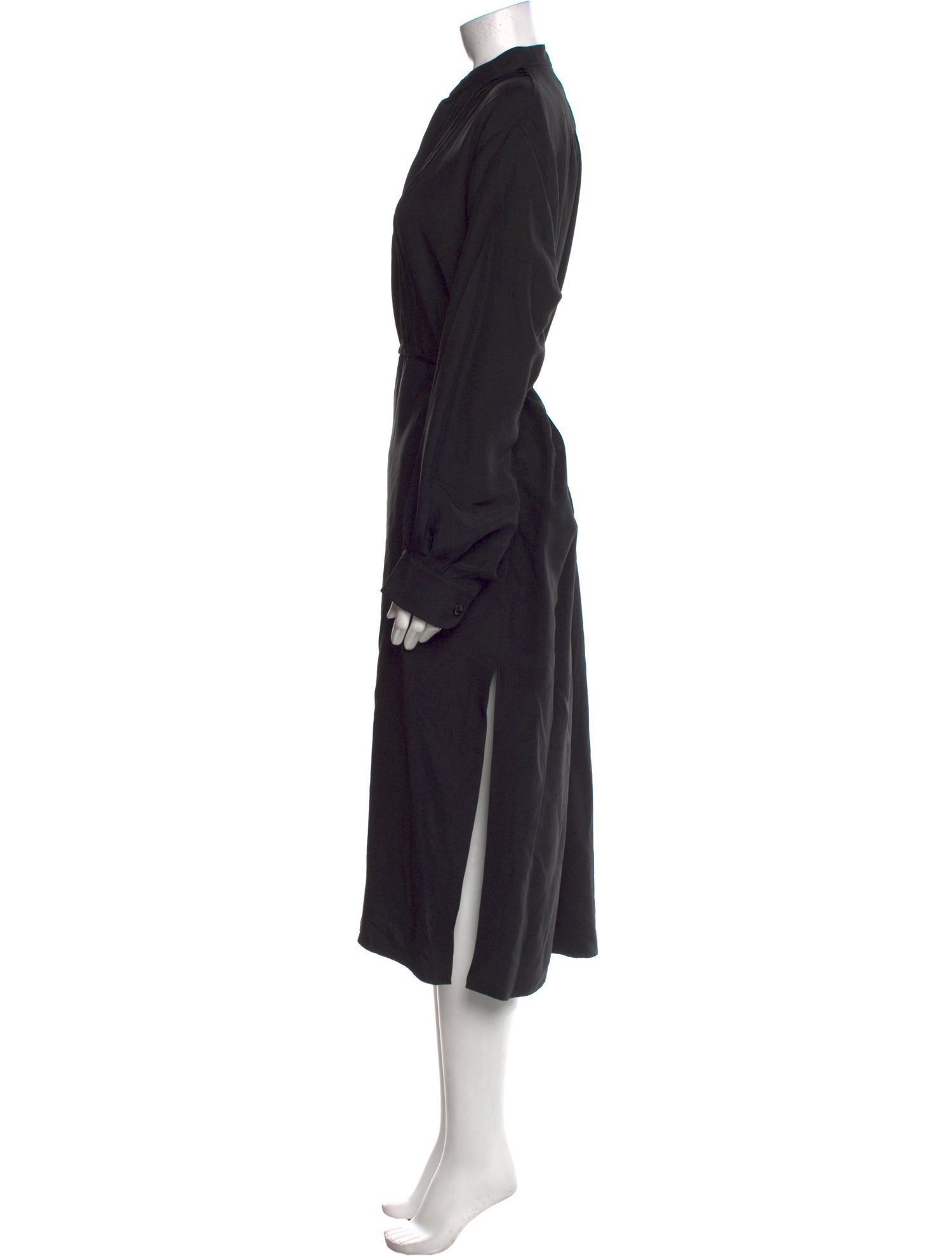 Jil Sander Mock Neck Knee-Length Dress