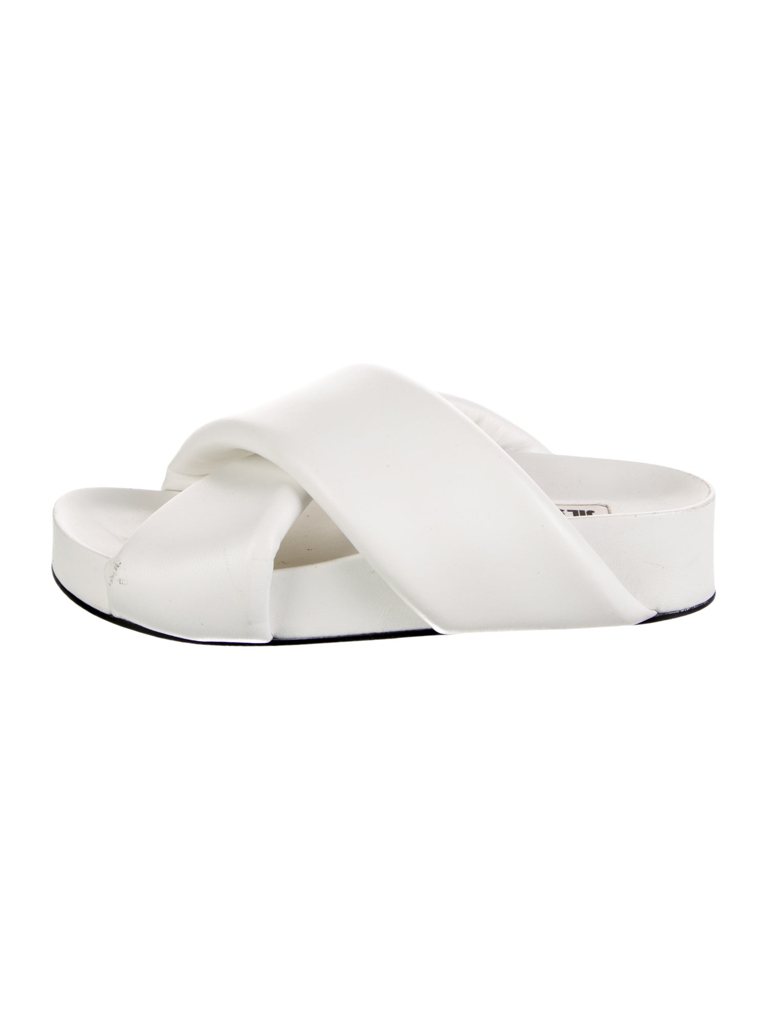 Jil Sander Leather Slides