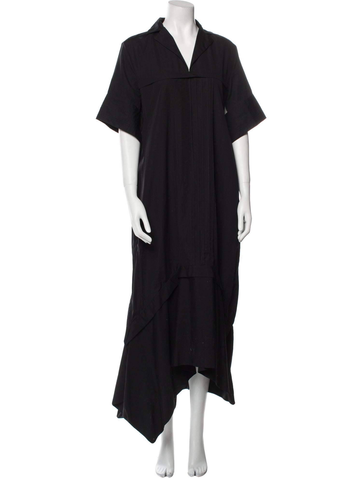 Jil Sander V-Neck Long Dress
