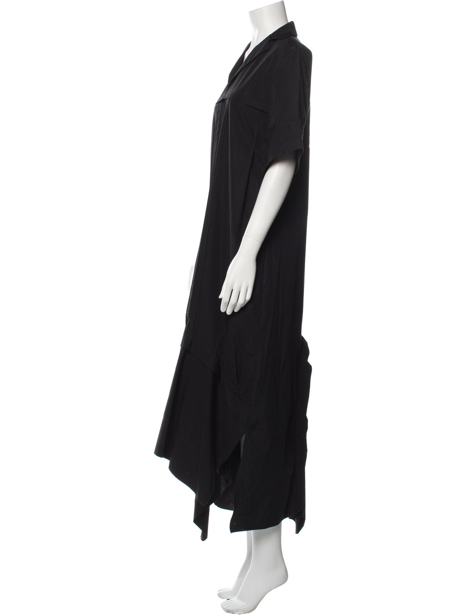 Jil Sander V-Neck Long Dress