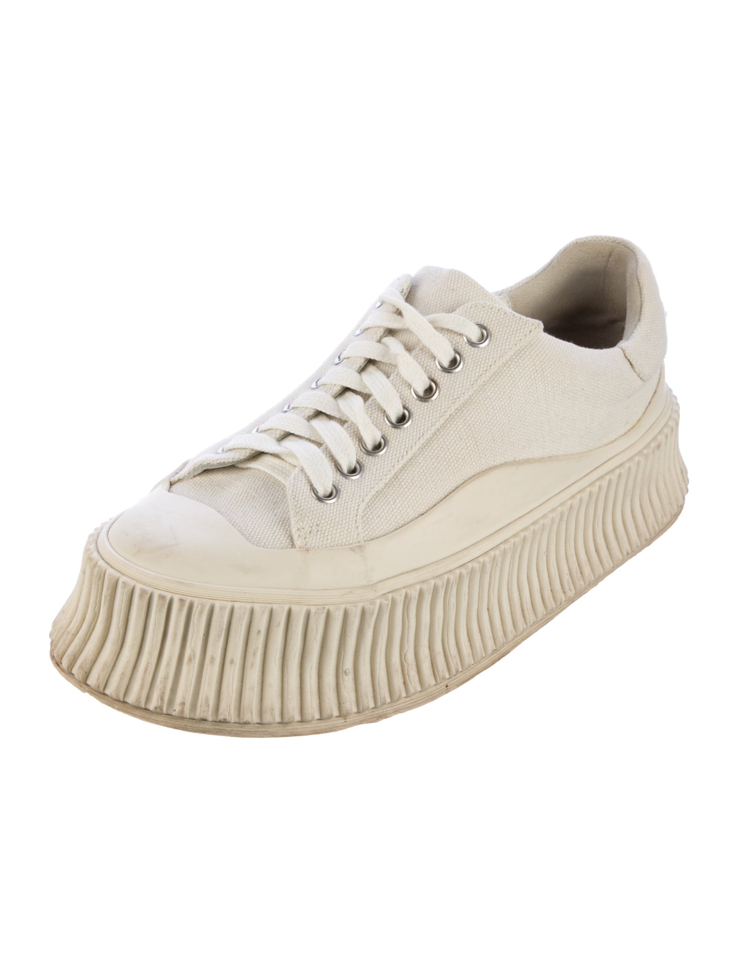 Jil Sander Canvas Sneakers