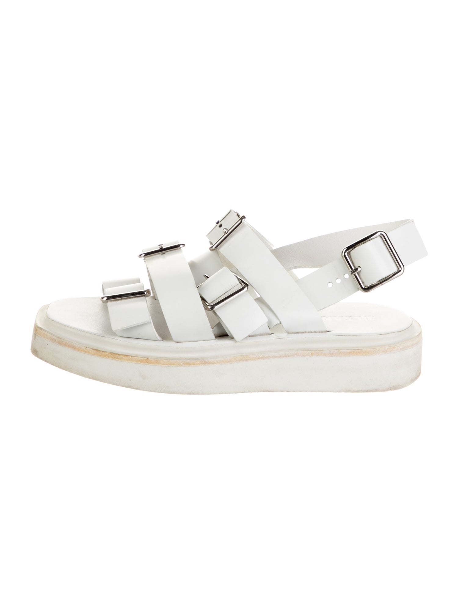 Jil Sander Leather Sandals
