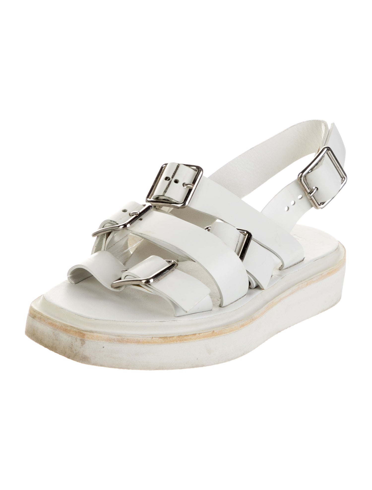 Jil Sander Leather Sandals