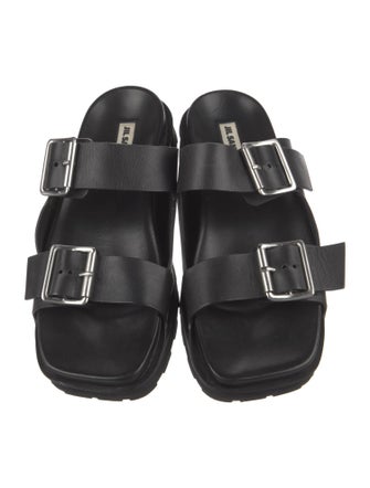 Jil Sander Leather Slides