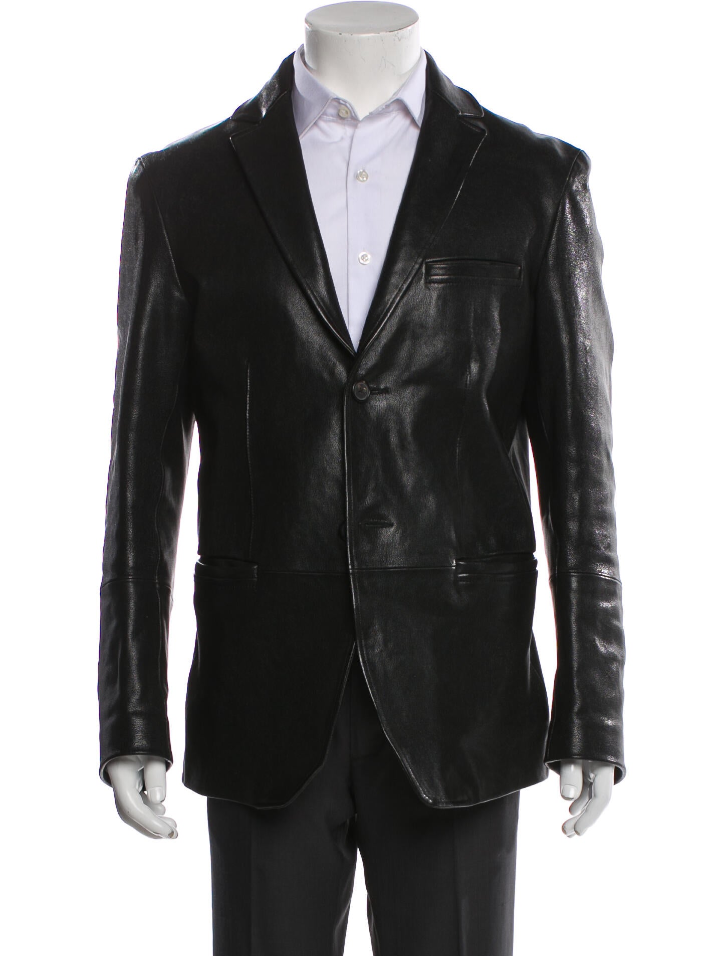 Jil Sander Leather Moto Jacket