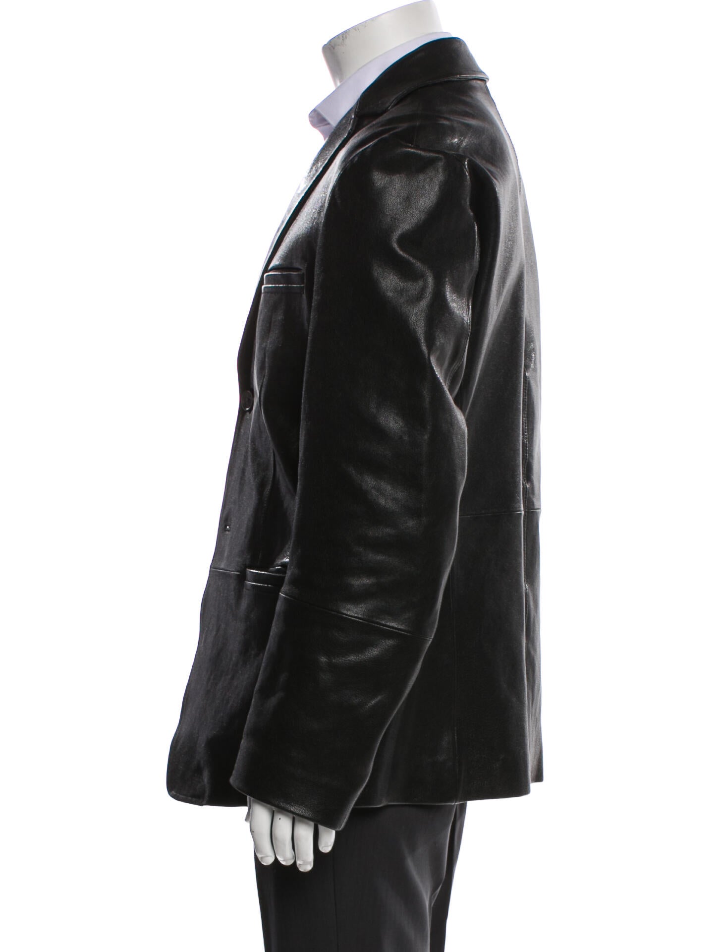 Jil Sander Leather Moto Jacket