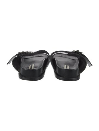Jil Sander Leather Slides