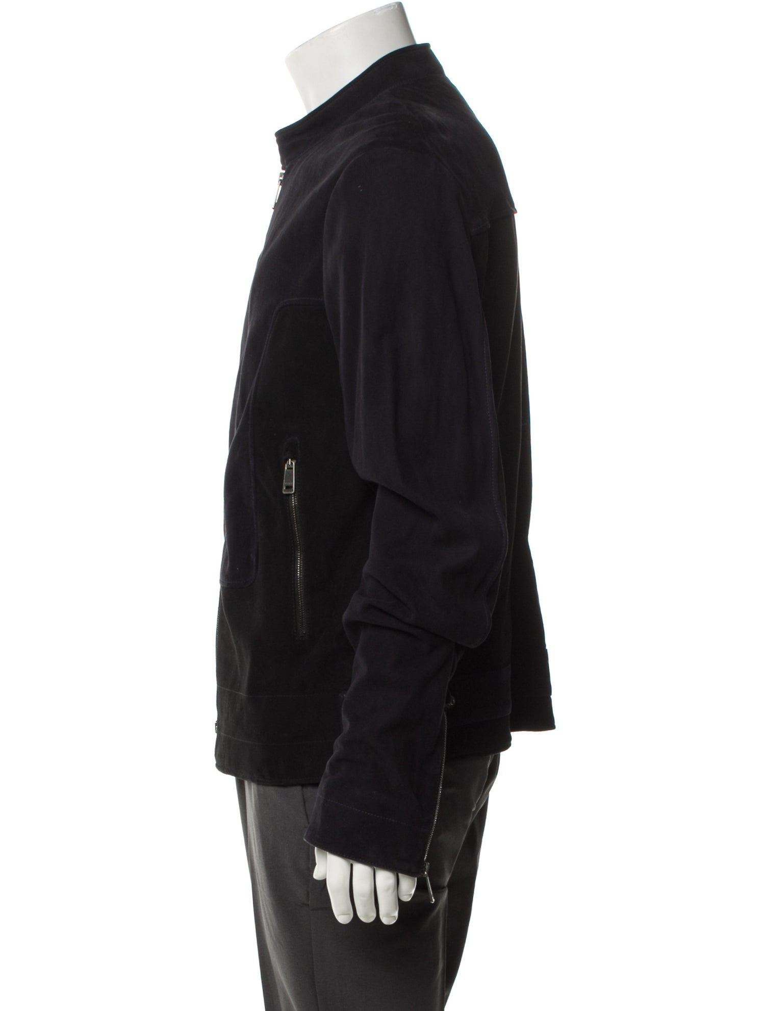 Jil Sander Lamb Leather Moto Jacket